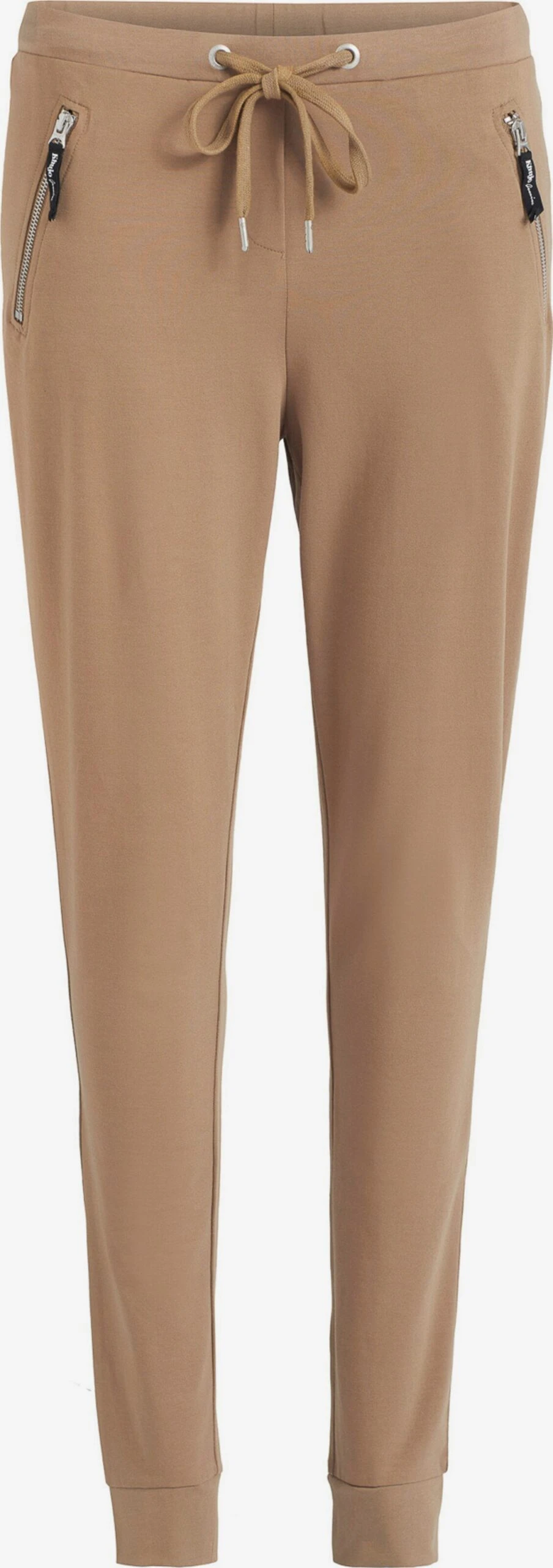 Khujo Sweatpants Tapered Broek Alenia Dames Lichtbruin