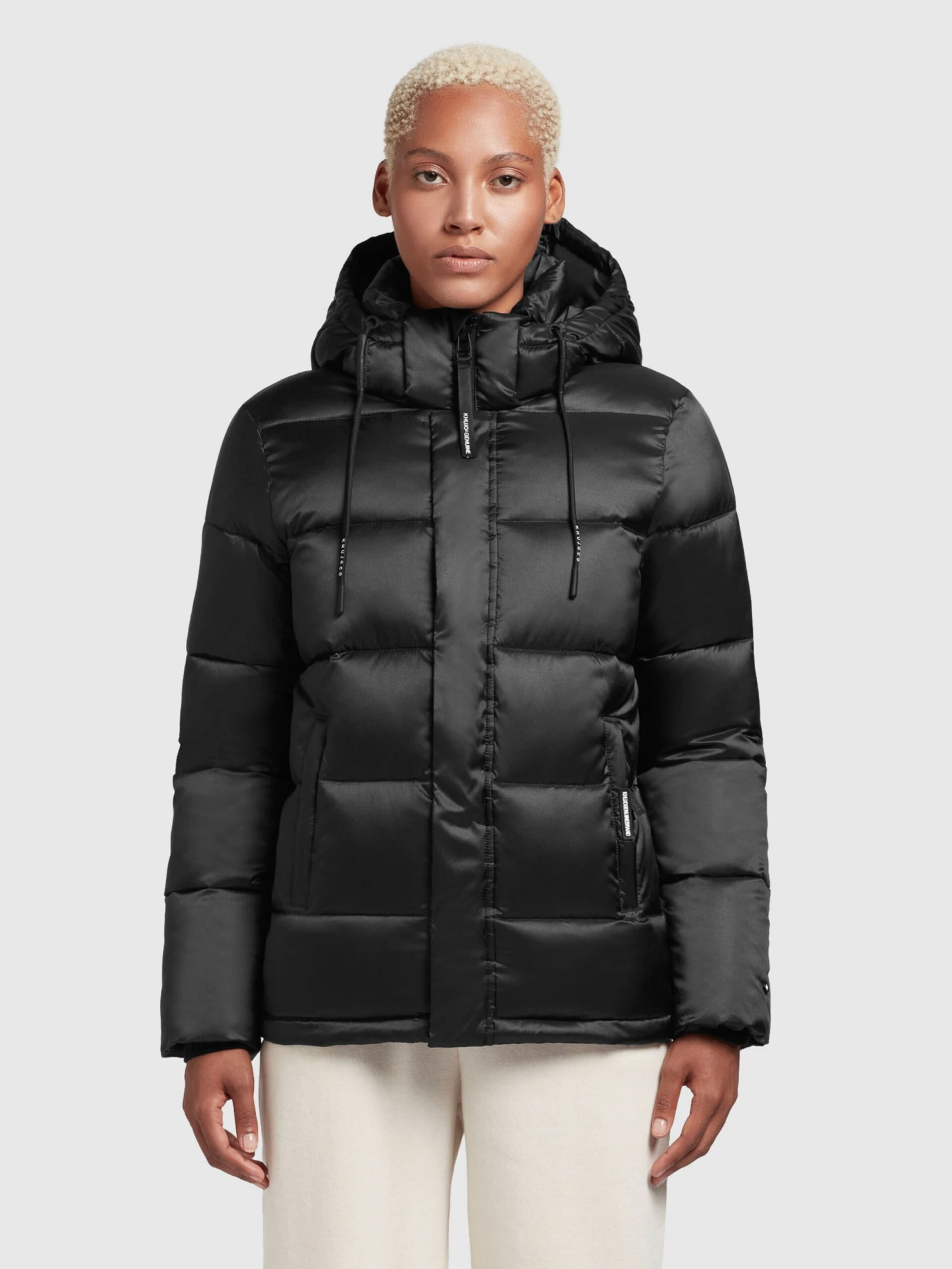 Khujo Winterjassen Winterjas Evona Dames Zwart - Afbeelding 2