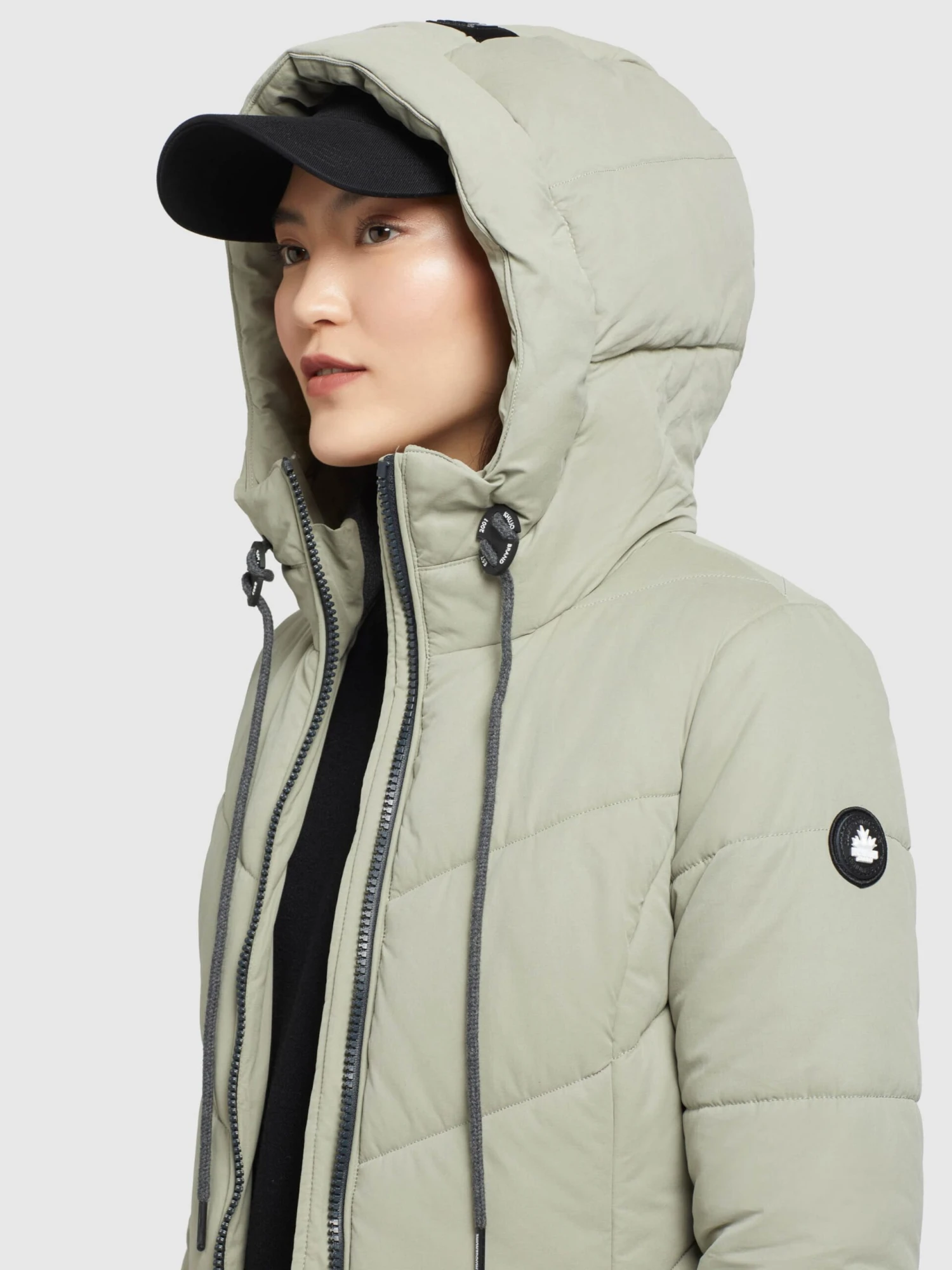 Khujo Wintermantels Wintermantel Aribay 3 Dames Pastelgroen - Afbeelding 7