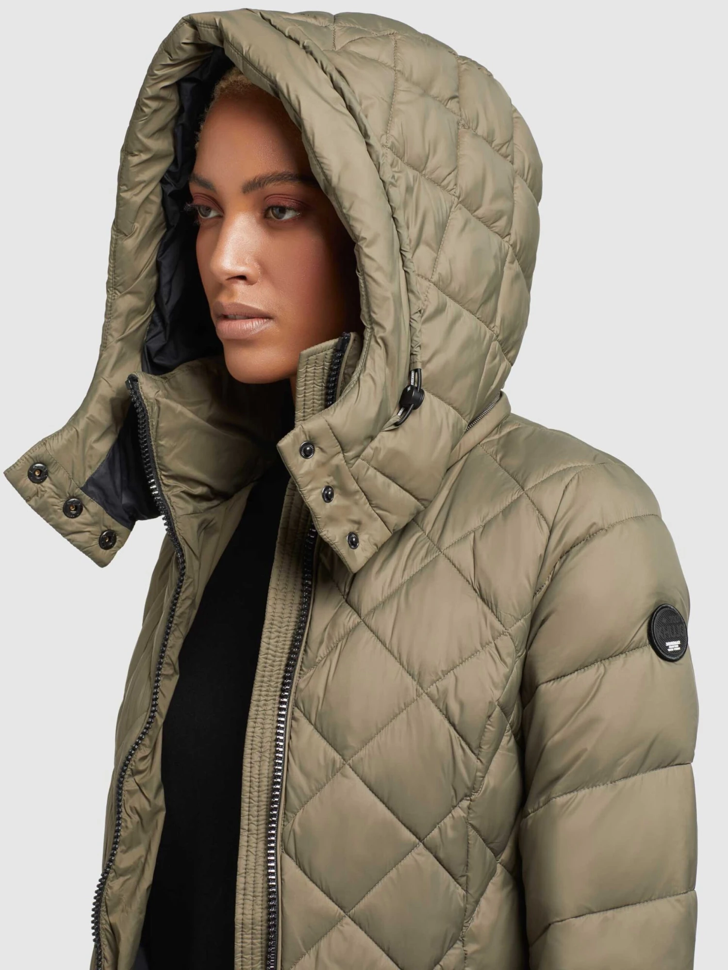 Khujo Tussenmantels Tussenmantel Aneth Dames Kaki - Afbeelding 7