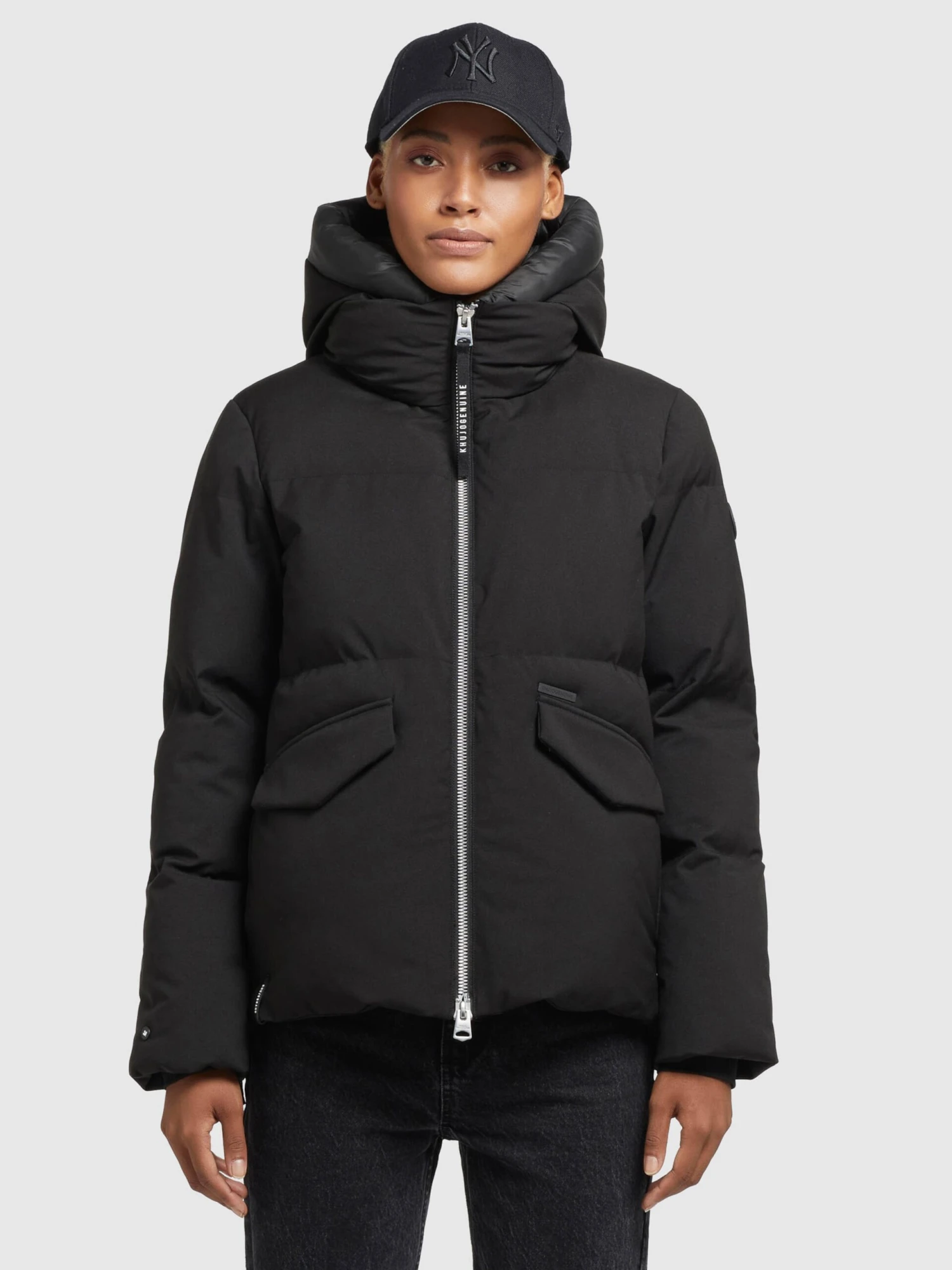 Khujo Winterjassen Winterjas Japura 2 Dames Zwart - Afbeelding 2