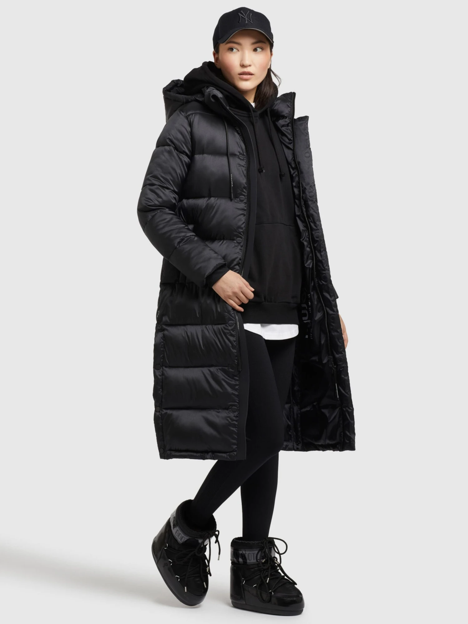 Khujo Wintermantels Wintermantel Julina Dames Zwart - Afbeelding 5