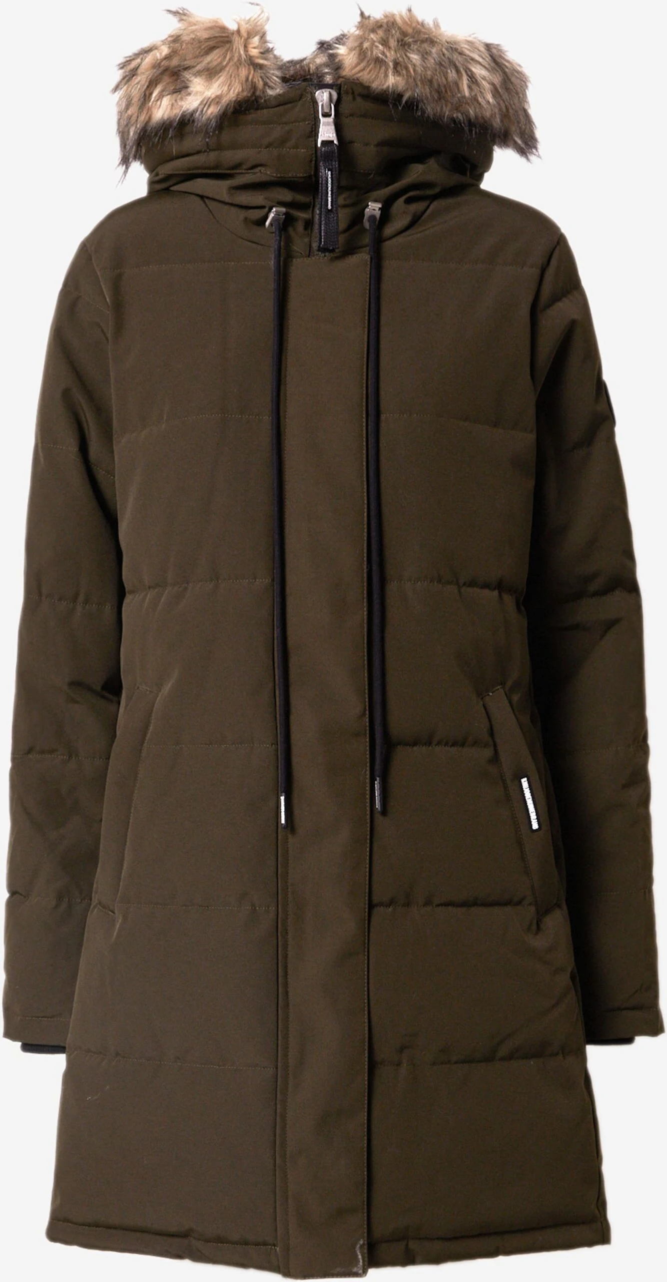 Khujo Wintermantels Wintermantel Cloren Dames Olijfgroen