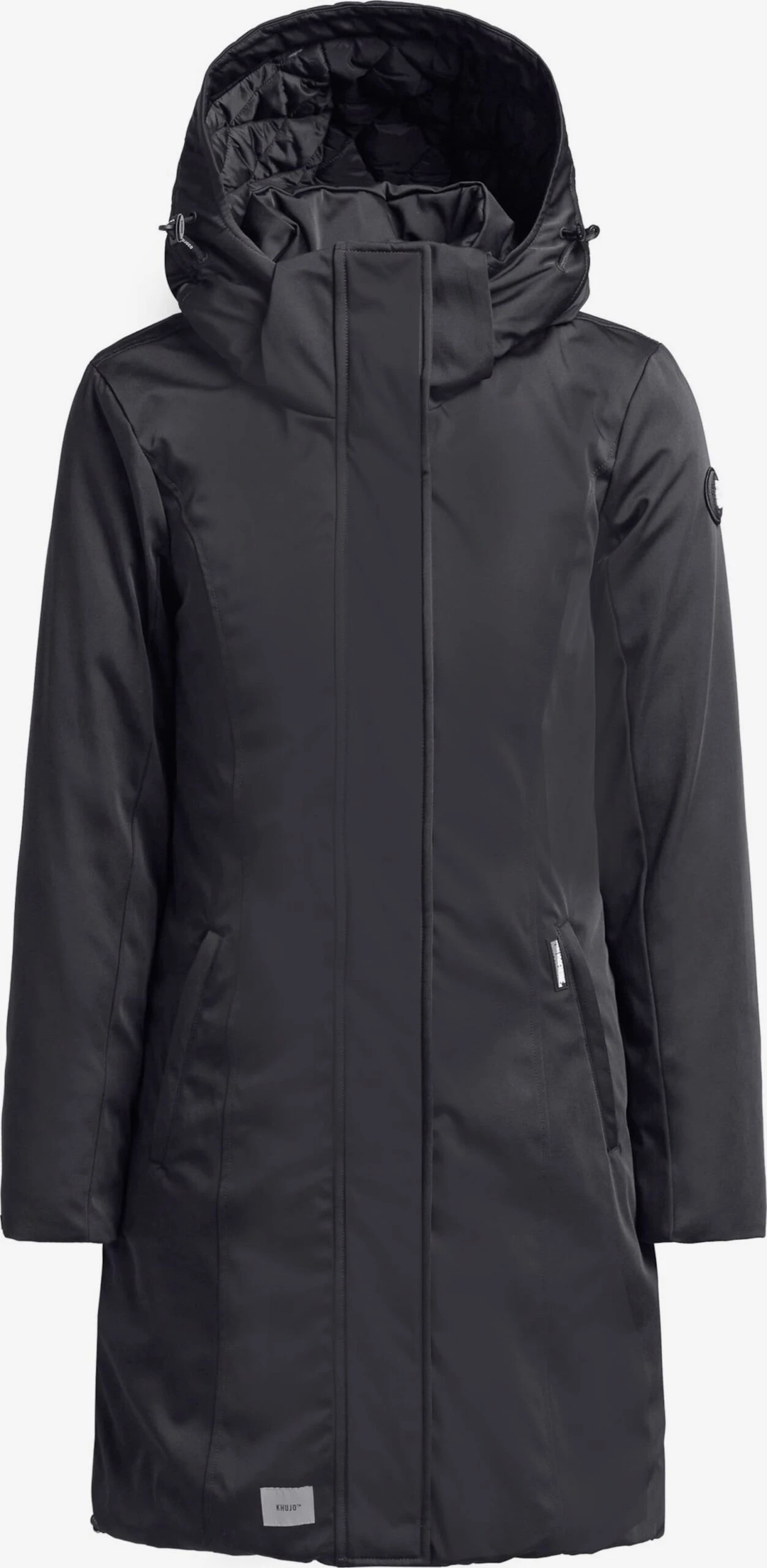 Khujo Wintermantels Wintermantel Blossom Dames Zwart