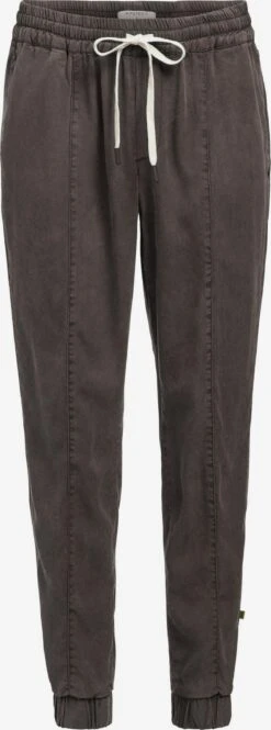 Khujo Pantalons Tapered Broek SANDI Dames Antraciet