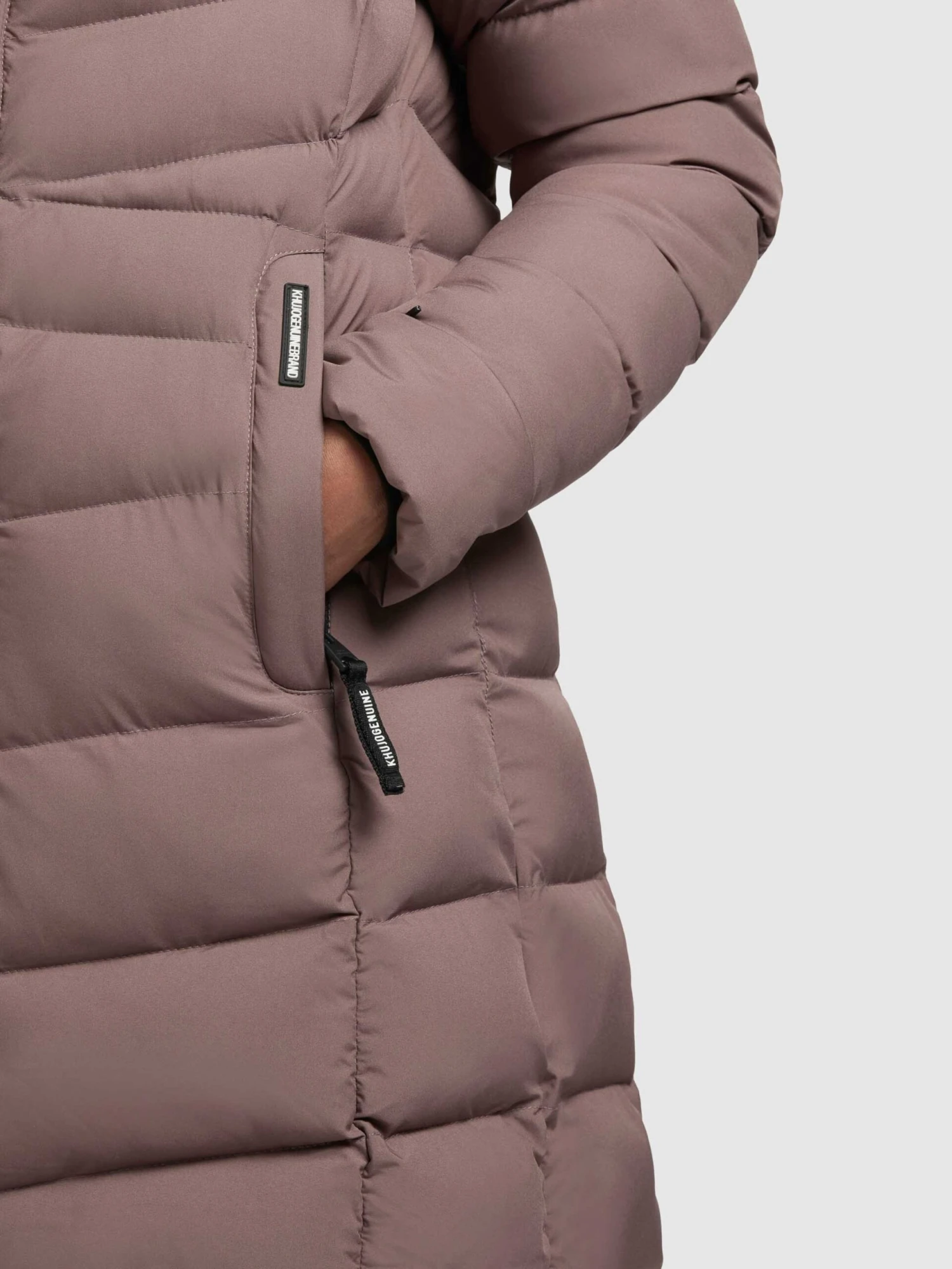 Khujo Korte Mantels Wintermantel Tuhani Dames Donkerlila - Afbeelding 8