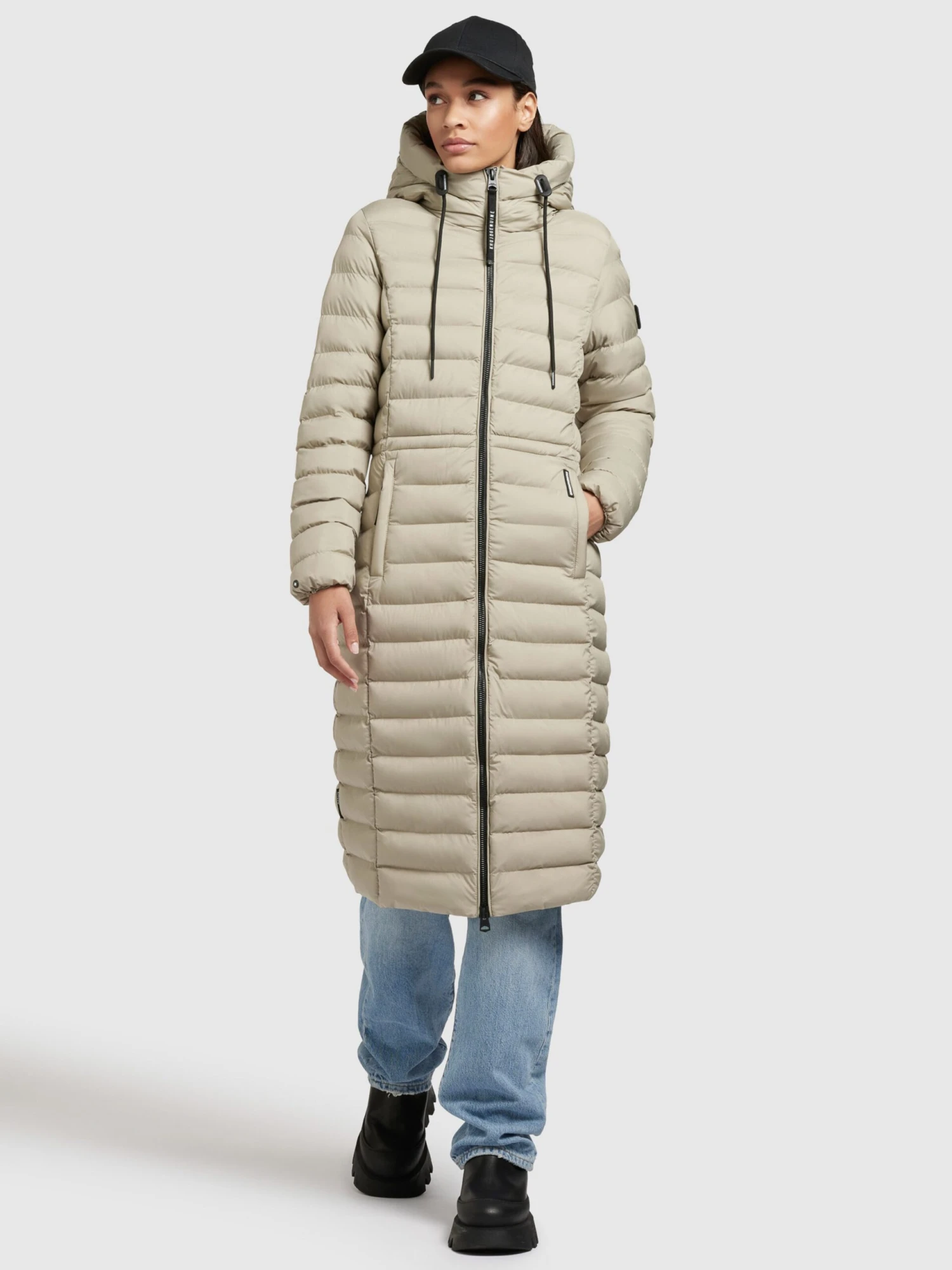 Khujo Wintermantels Wintermantel Mimi 2 Dames Pastelgroen - Afbeelding 3