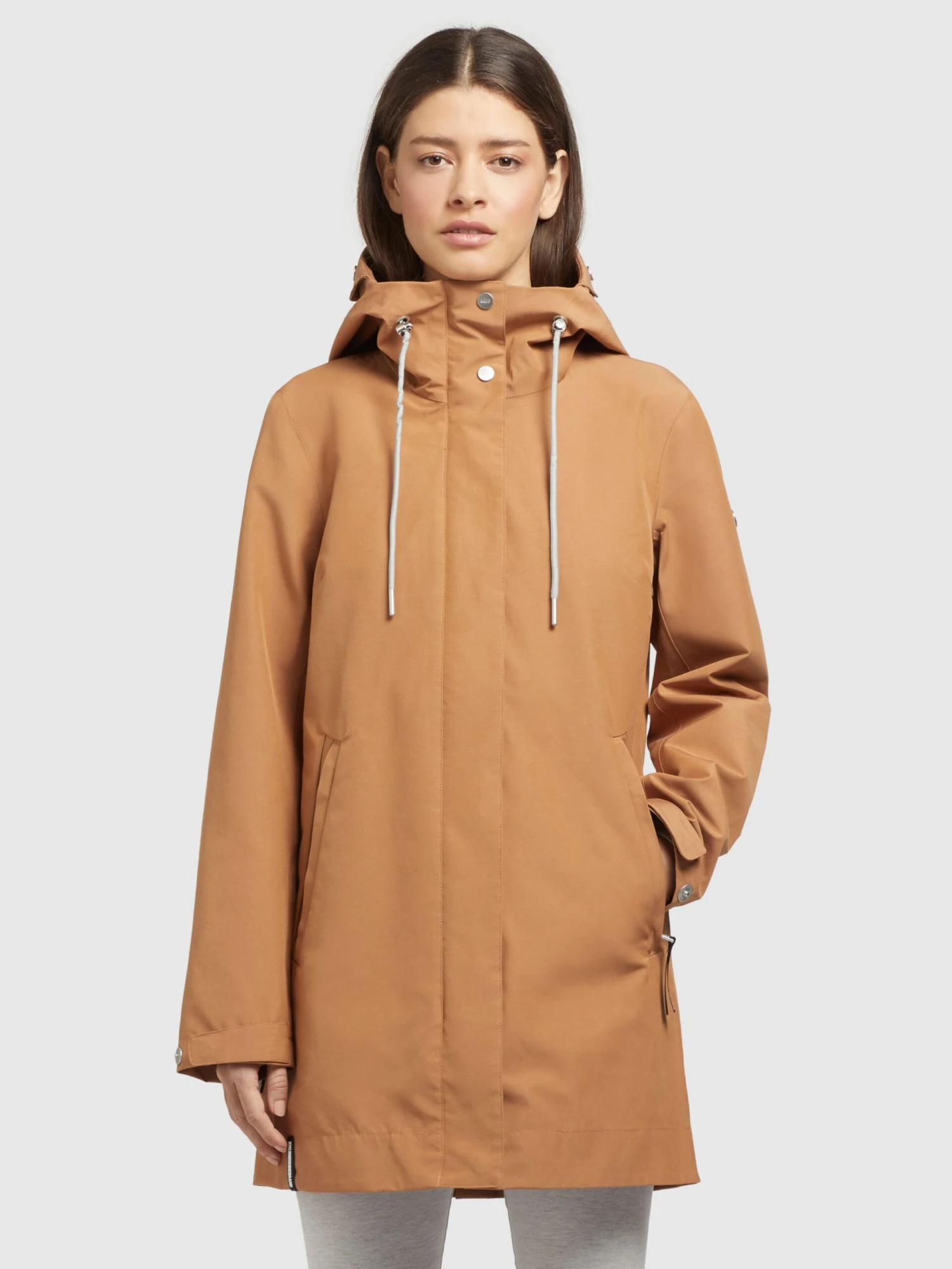 Khujo Tussenmantels Tussenmantel Artisa Dames Beige - Afbeelding 2