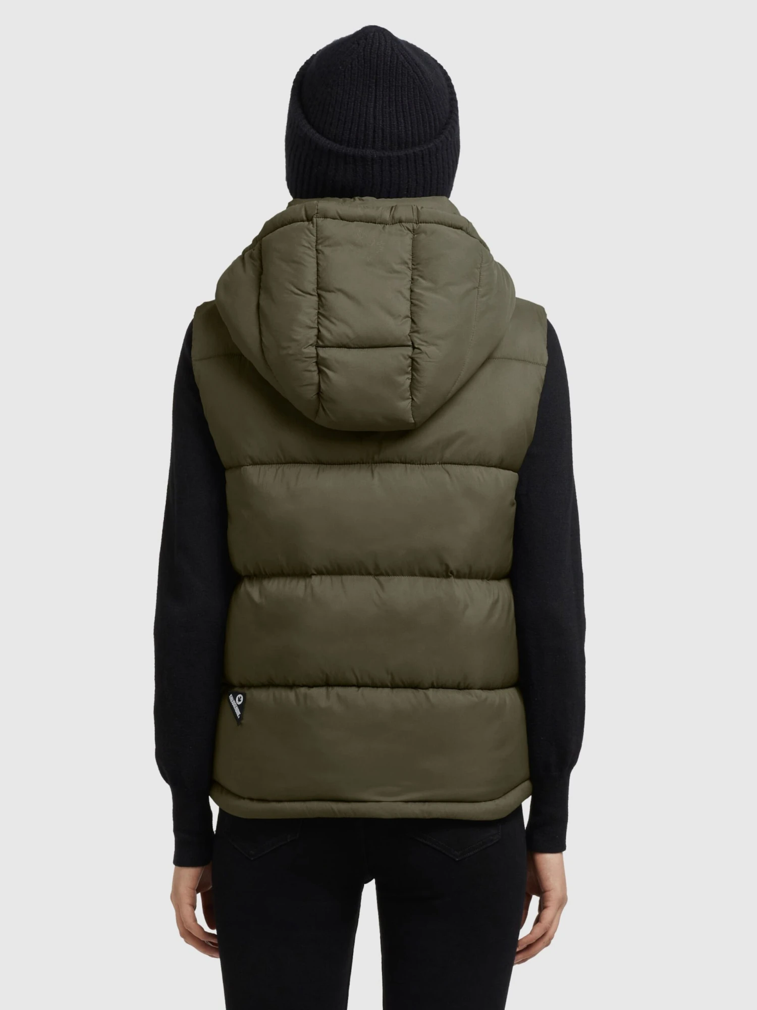 Khujo Bodywarmers Bodywarmer Eden Dames Kaki - Afbeelding 4