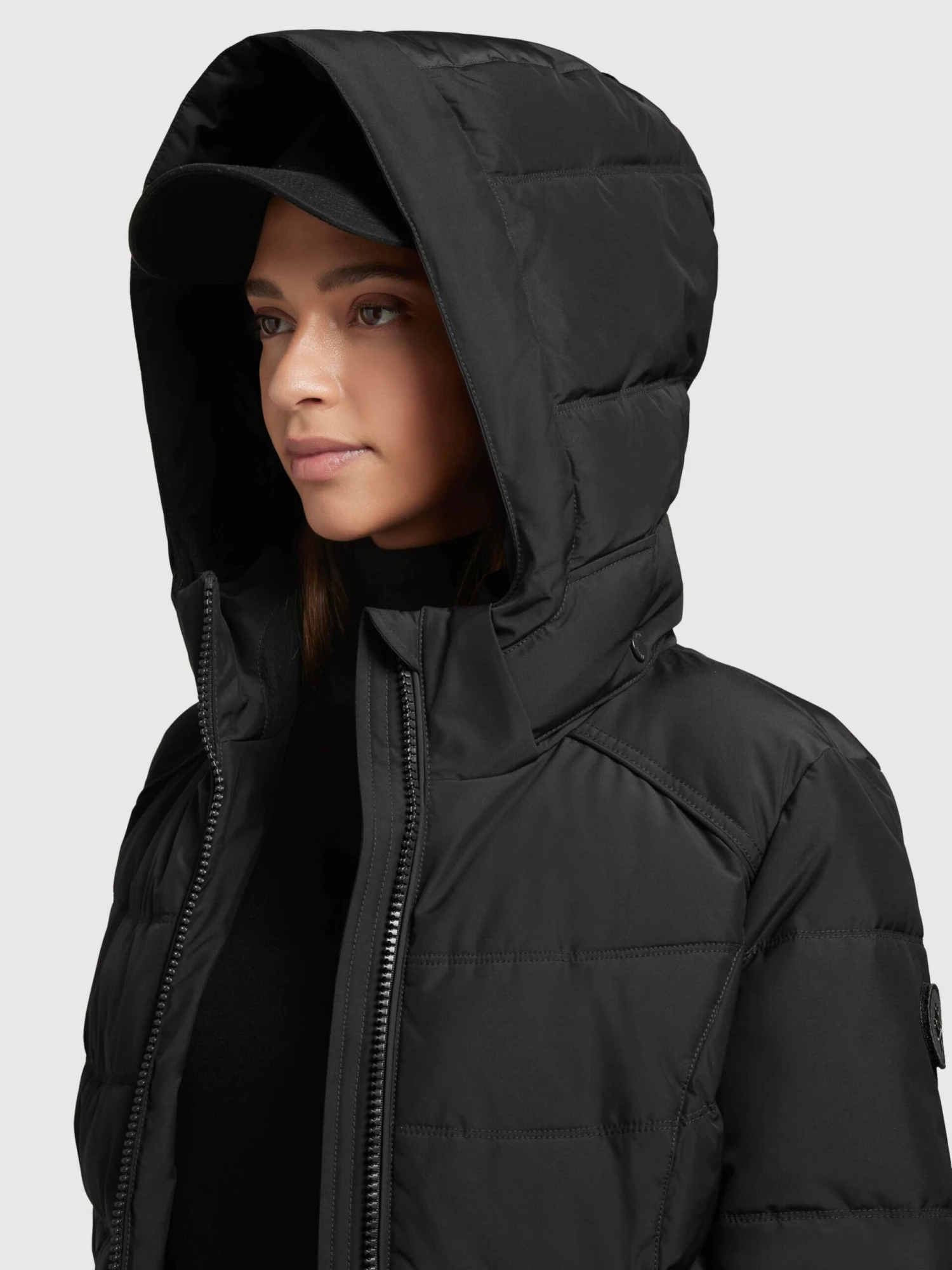 Khujo Korte Mantels Tussenmantel Amaray Dames Zwart - Afbeelding 8