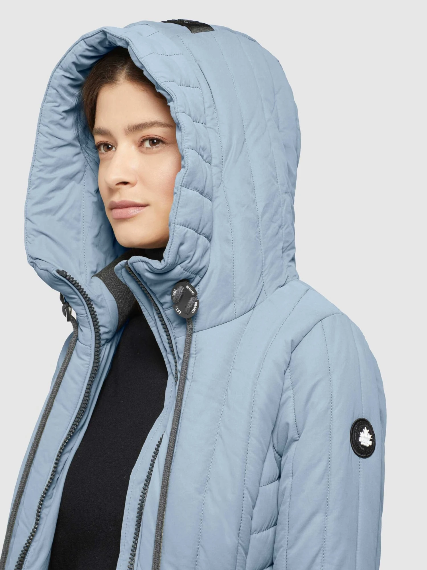 Khujo Tussenmantels Tussenmantel Jerry Dames Lichtblauw - Afbeelding 7