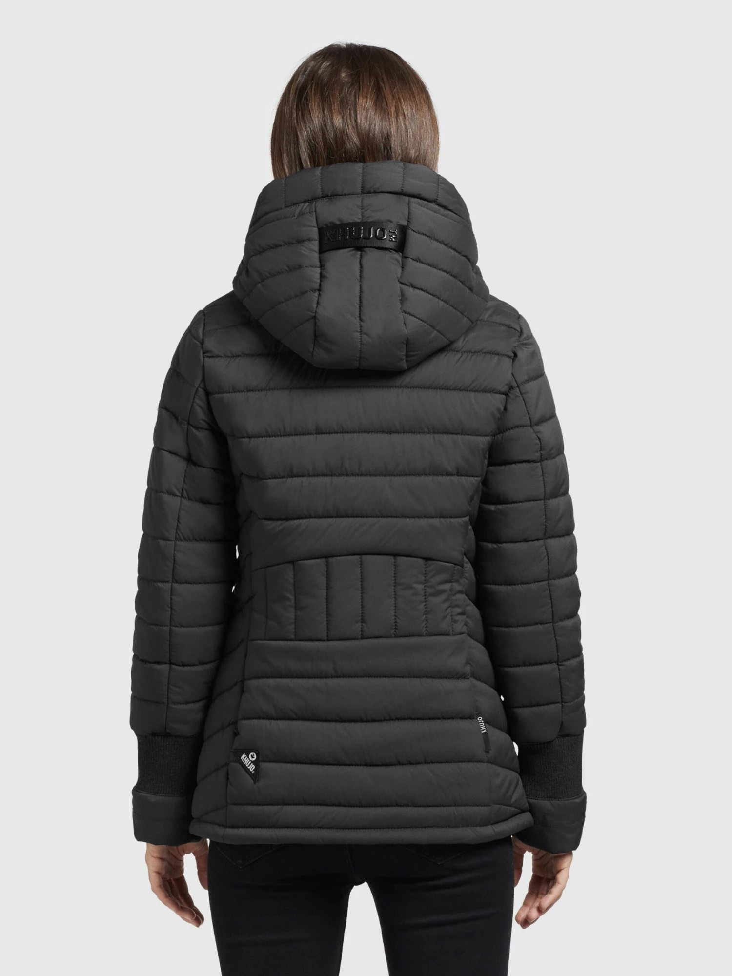 Khujo Winterjassen Winterjas Patt Dames Zwart - Afbeelding 4