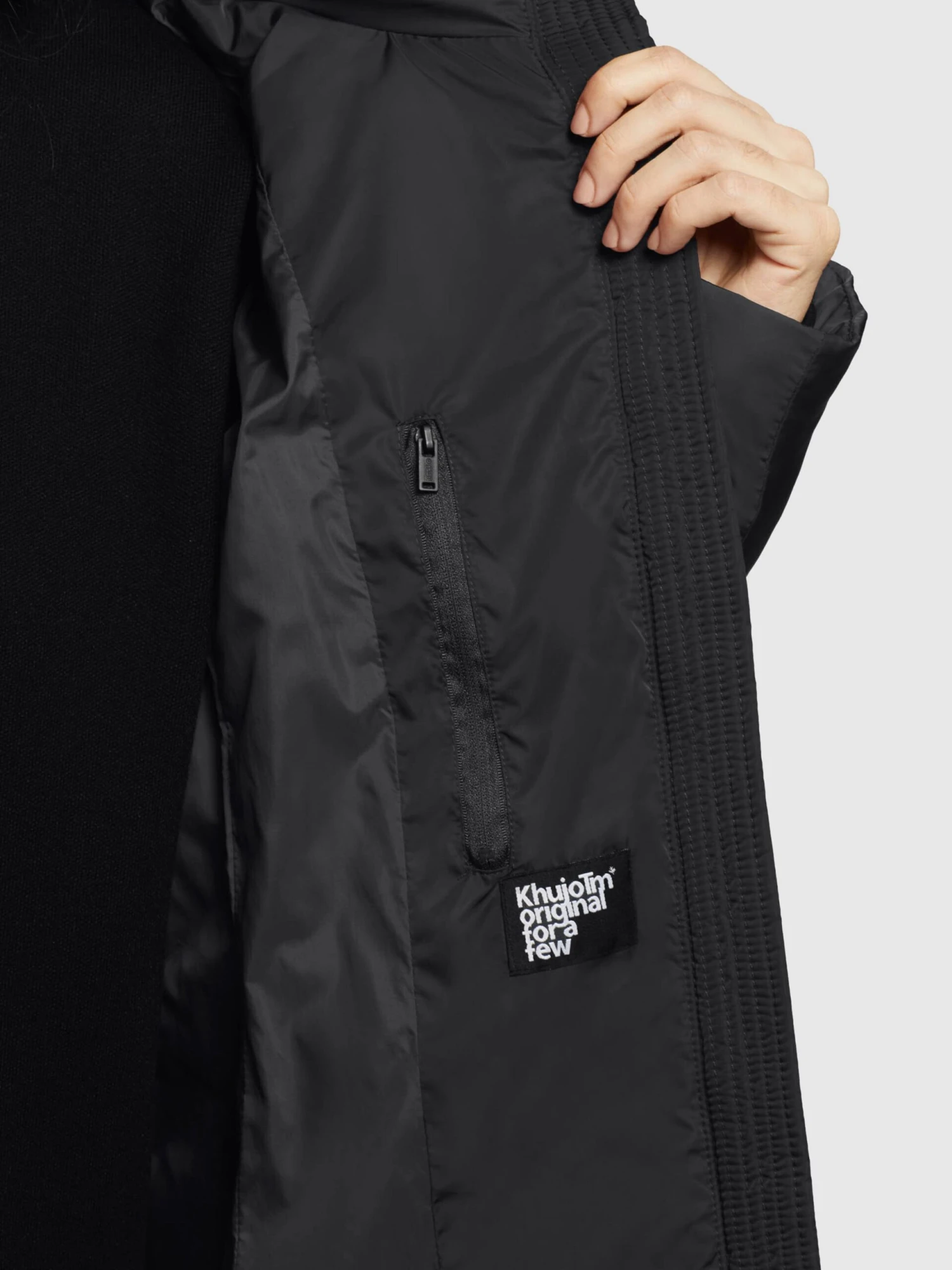 Khujo Wintermantels Wintermantel HAZELLE Dames Zwart - Afbeelding 8