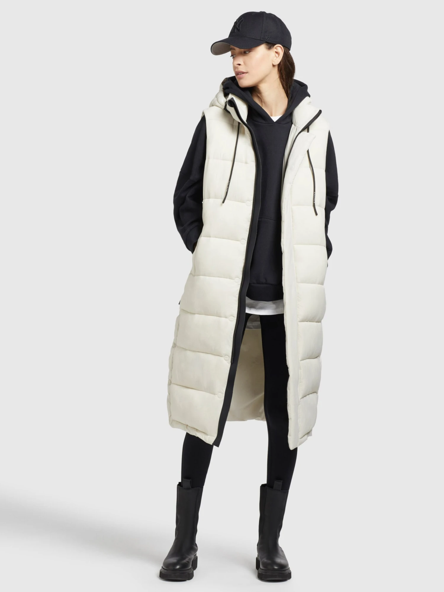 Khujo Bodywarmers Bodywarmer Tourin Dames Offwhite - Afbeelding 6