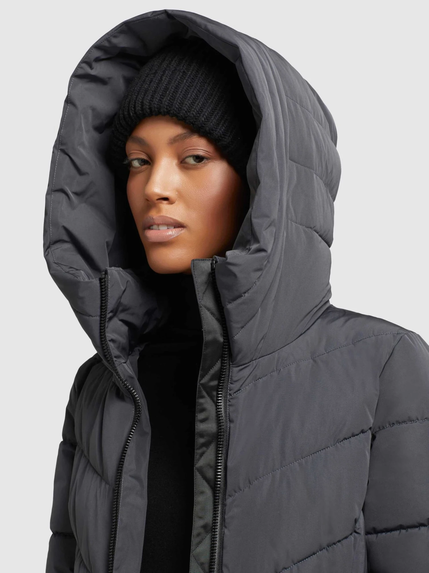 Khujo Wintermantels Wintermantel Formin Dames Grafiet - Afbeelding 8