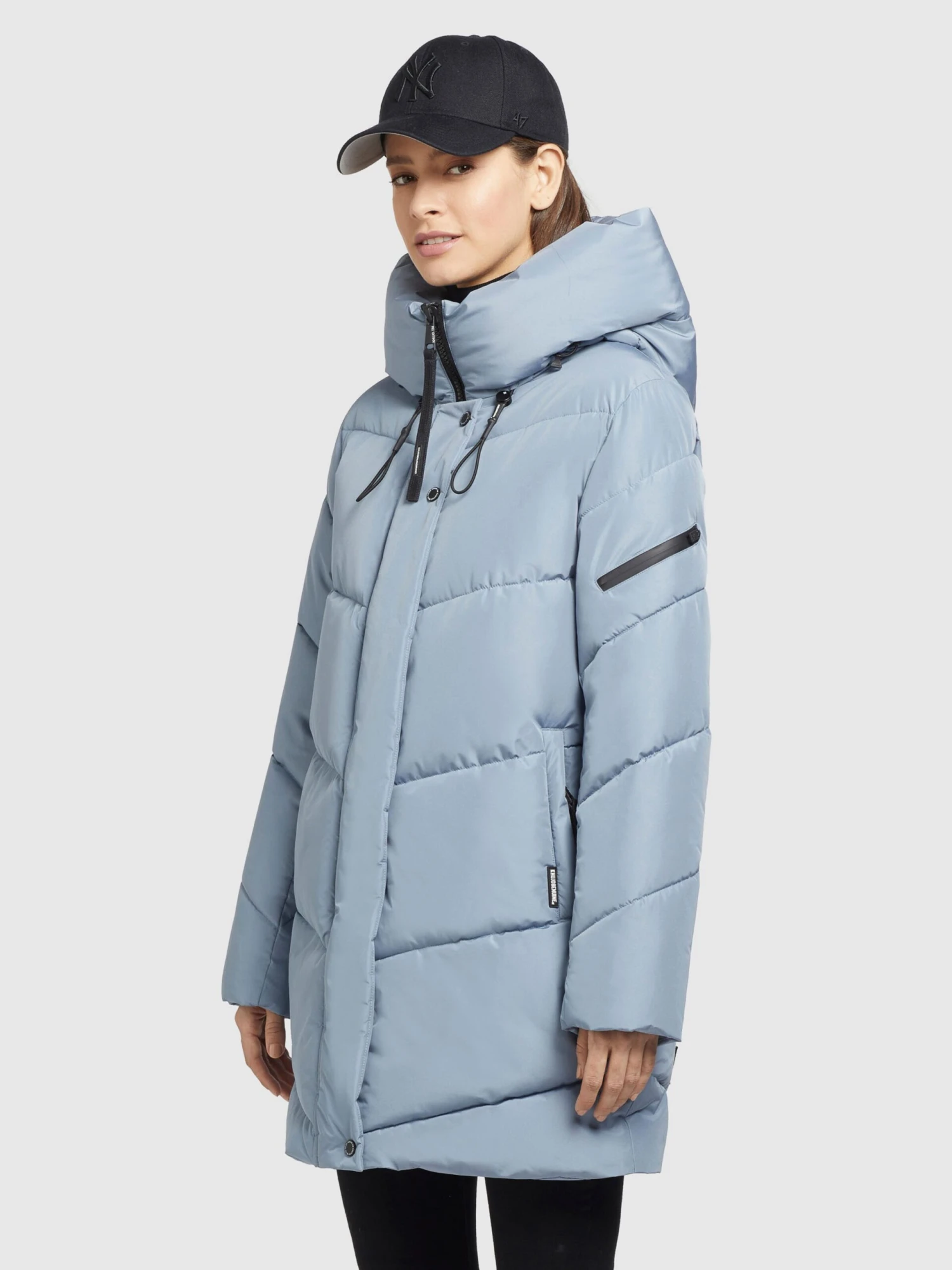 Khujo Winterjassen Winterjas Jordis 4 Dames Lichtblauw - Afbeelding 5