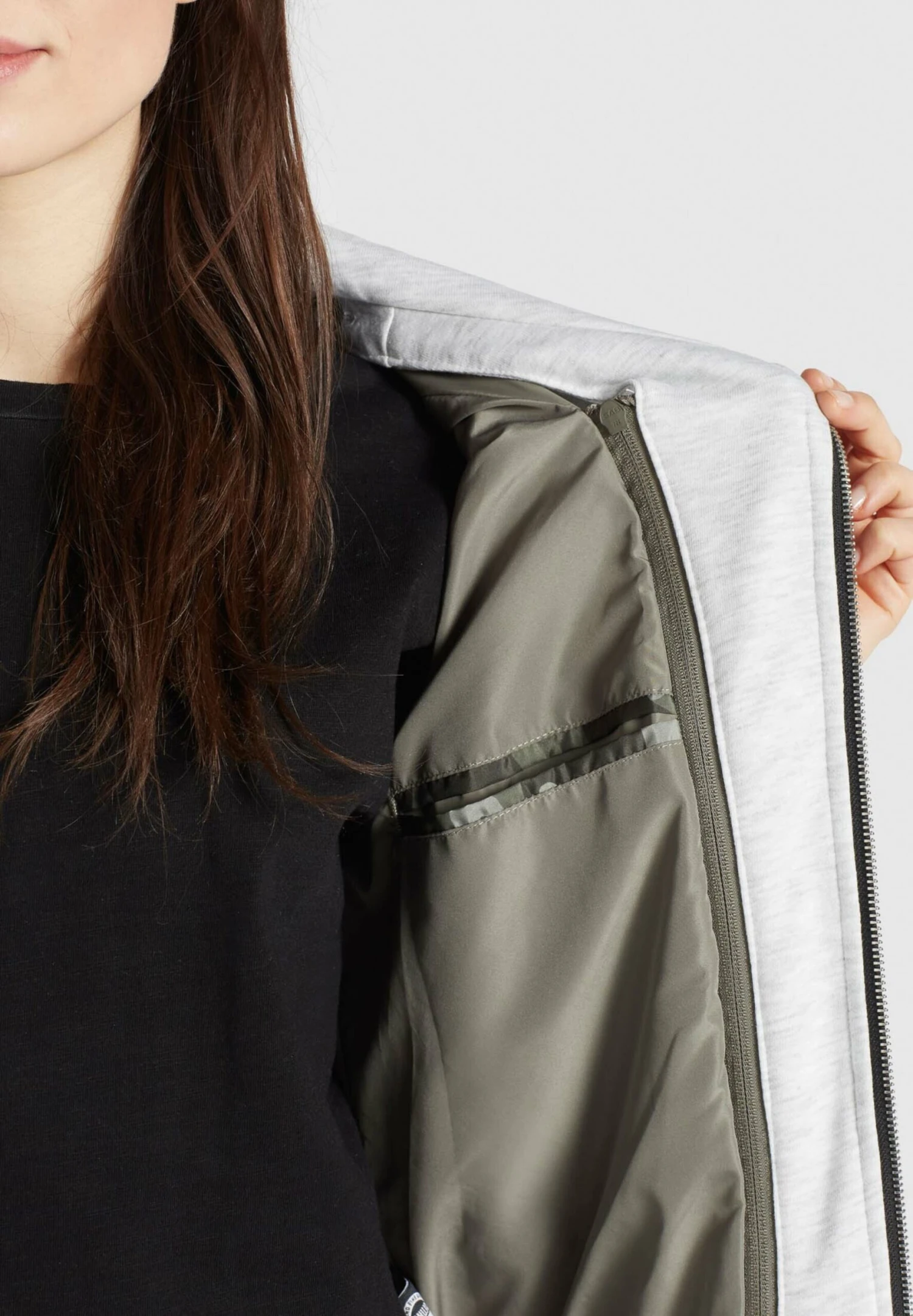 Khujo Winterjassen Winterjas LARIFA Dames Kaki - Afbeelding 8