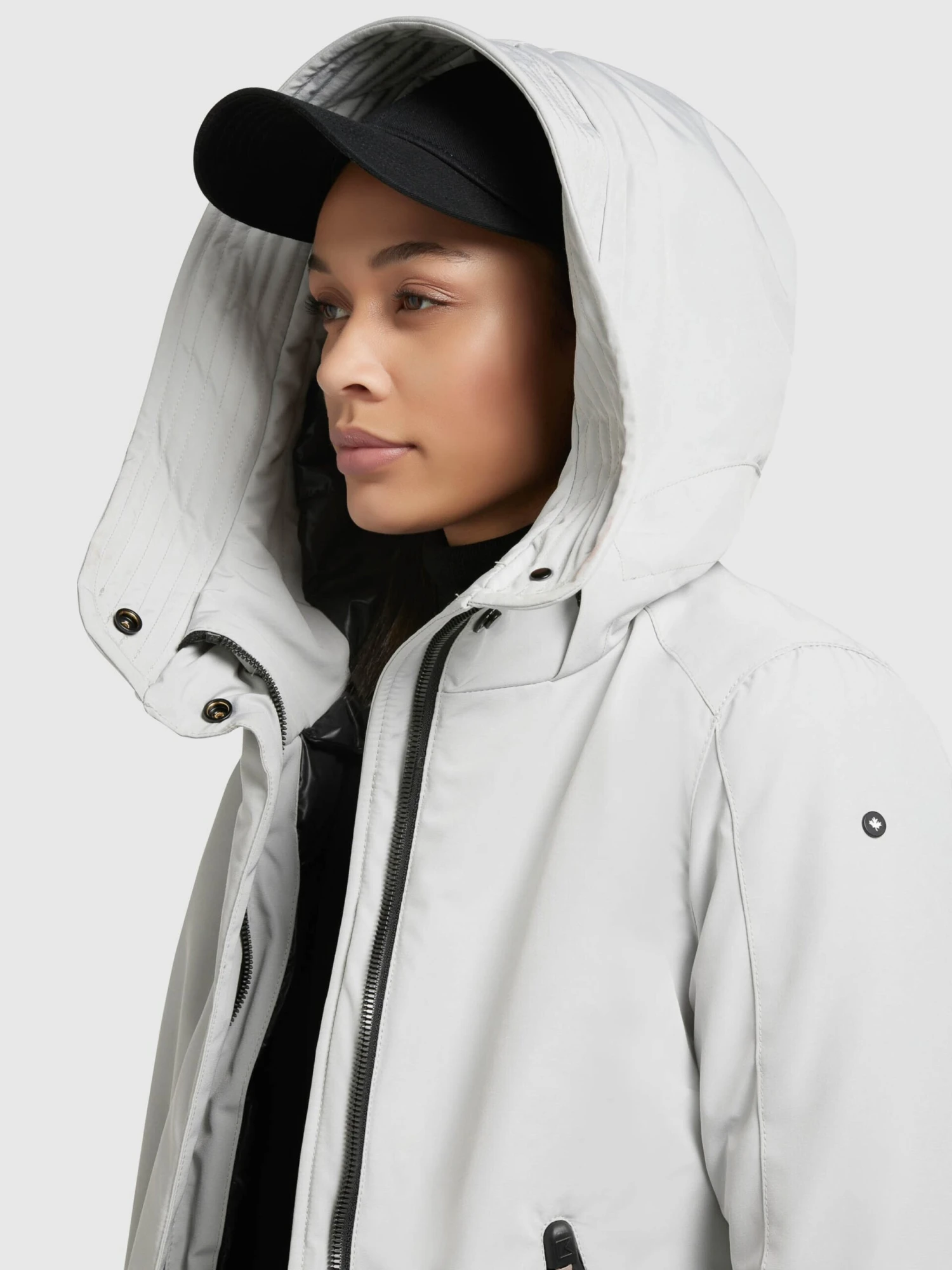 Khujo Winterjassen Winterjas Viona 3 Dames Lichtgrijs - Afbeelding 7