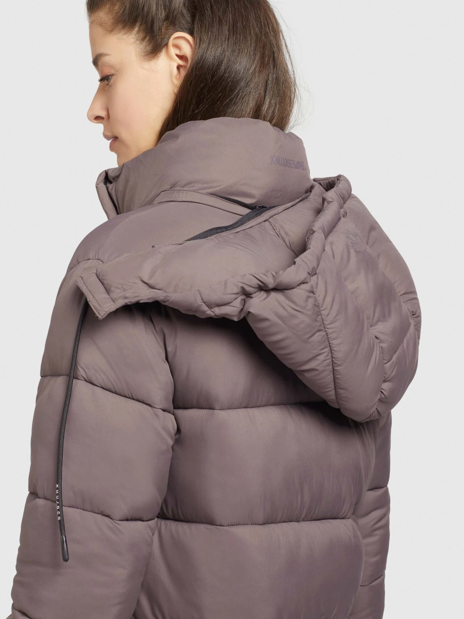 Khujo Wintermantels Wintermantel Julina Dames Mauve - Afbeelding 8