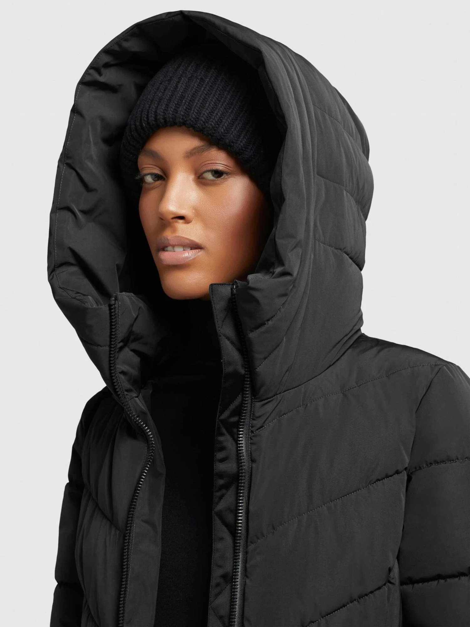 Khujo Wintermantels Wintermantel Formin Dames Zwart - Afbeelding 8