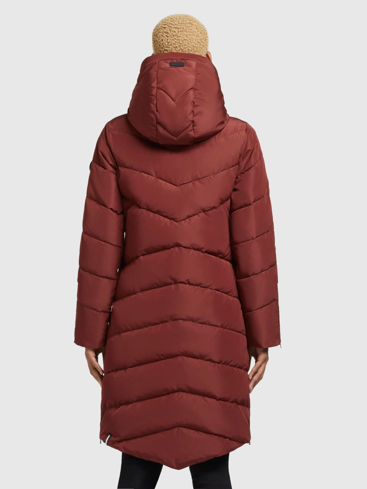 Khujo Wintermantels Wintermantel Huba Dames Karmijnrood - Afbeelding 4