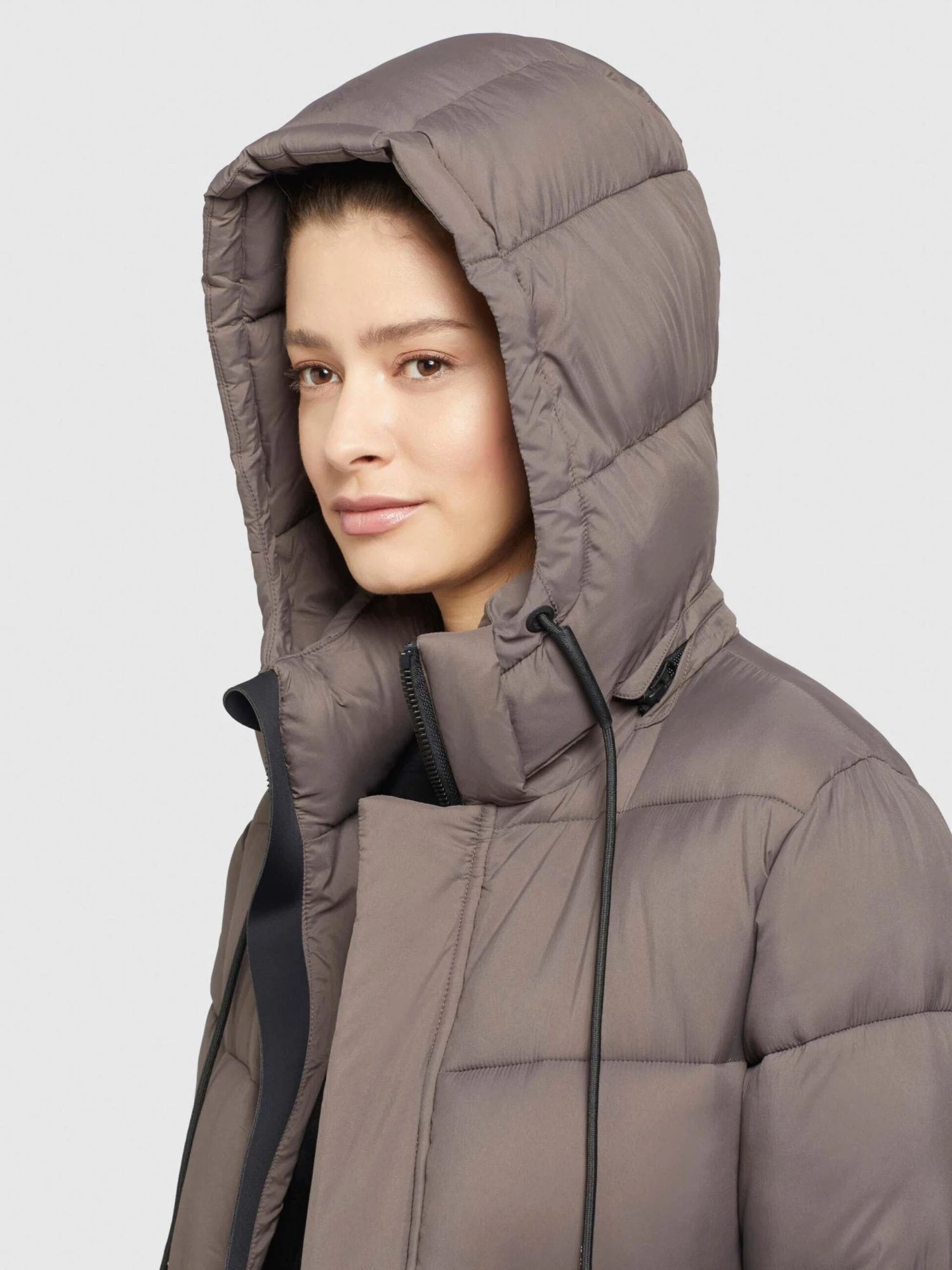 Khujo Wintermantels Wintermantel Julina Dames Sepia - Afbeelding 7