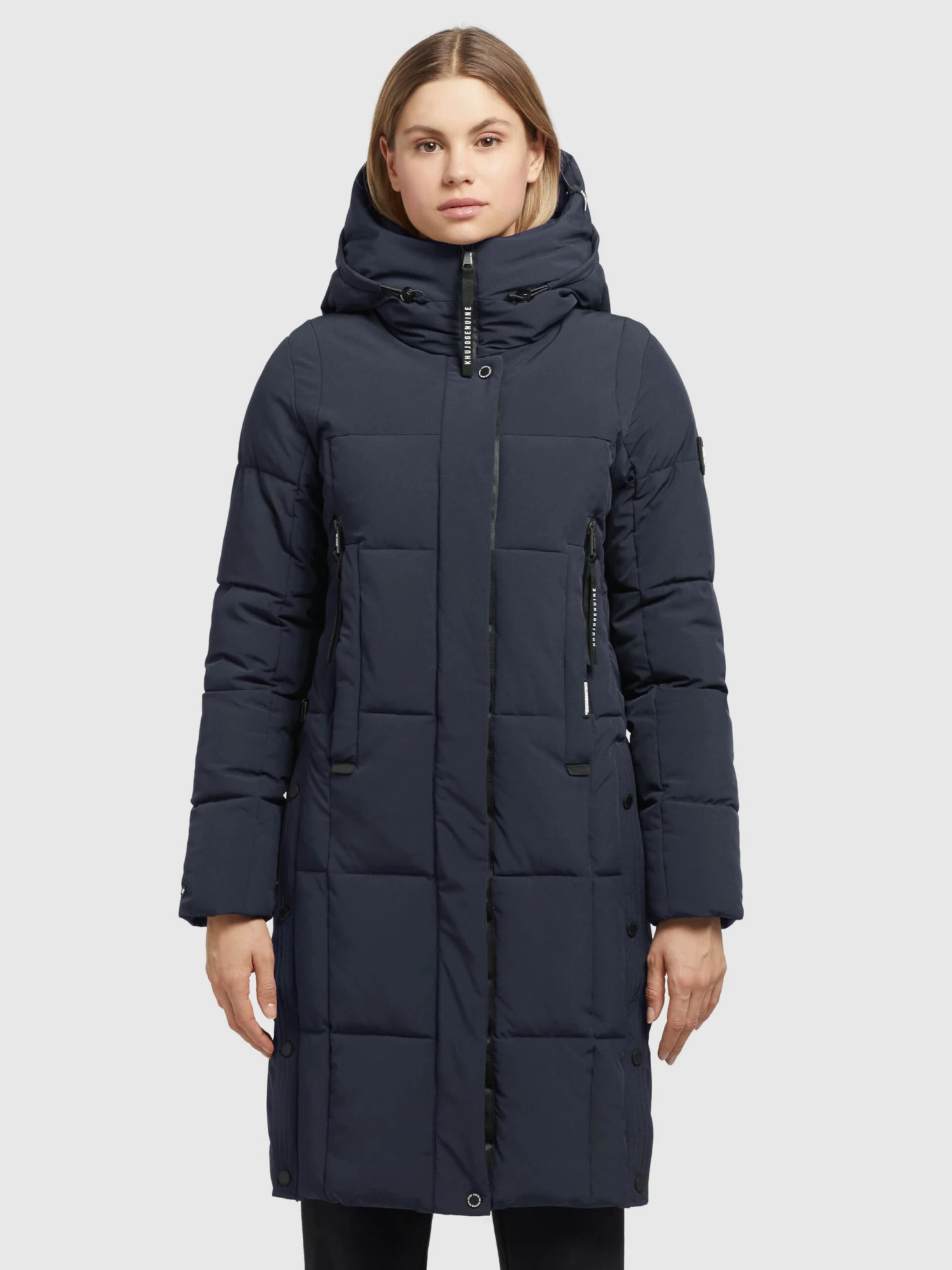 Khujo Tussenmantels Tussenmantel Namita Dames Navy - Afbeelding 2