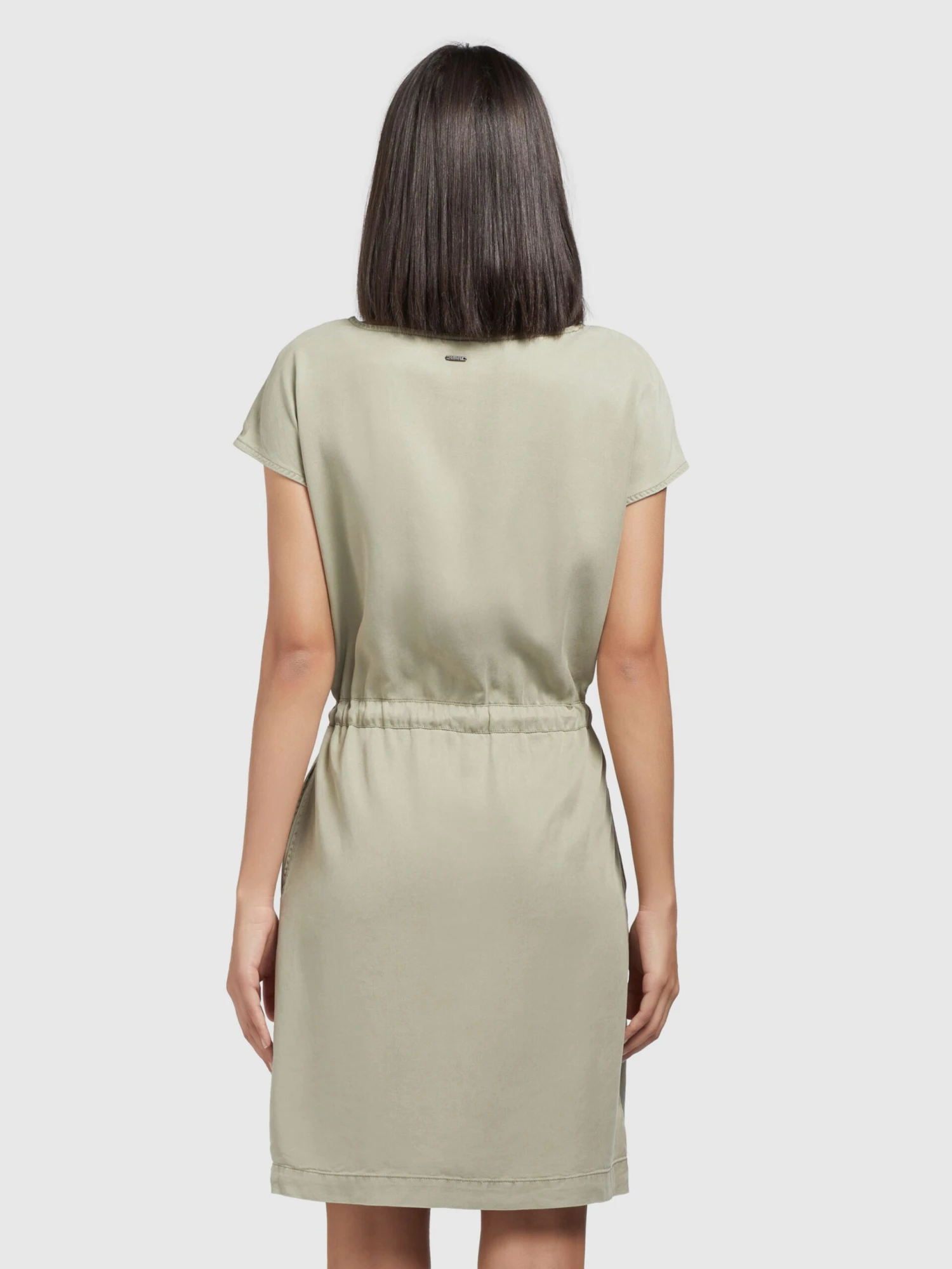 Khujo Zomerjurken Zomerjurk HEDIYE Dames Olijfgroen - Afbeelding 4