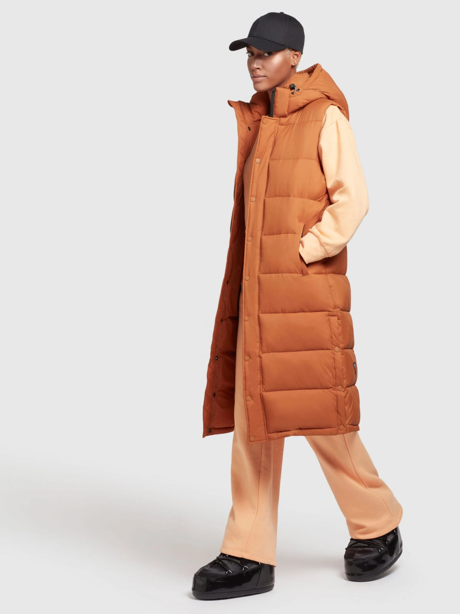 Khujo Bodywarmers Bodywarmer Magneta Dames Oranje - Afbeelding 3