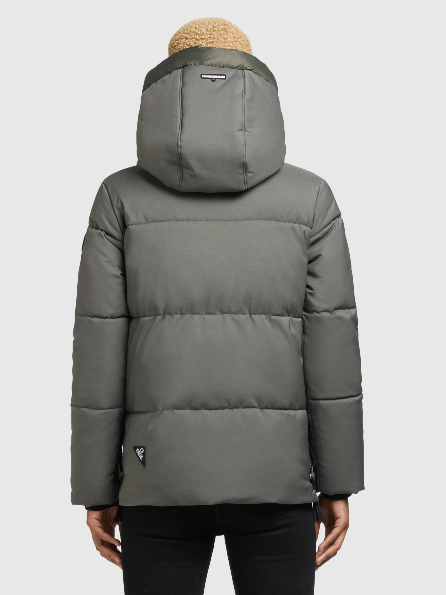 Khujo Winterjassen Winterjas Japura 2 Dames Kaki - Afbeelding 4