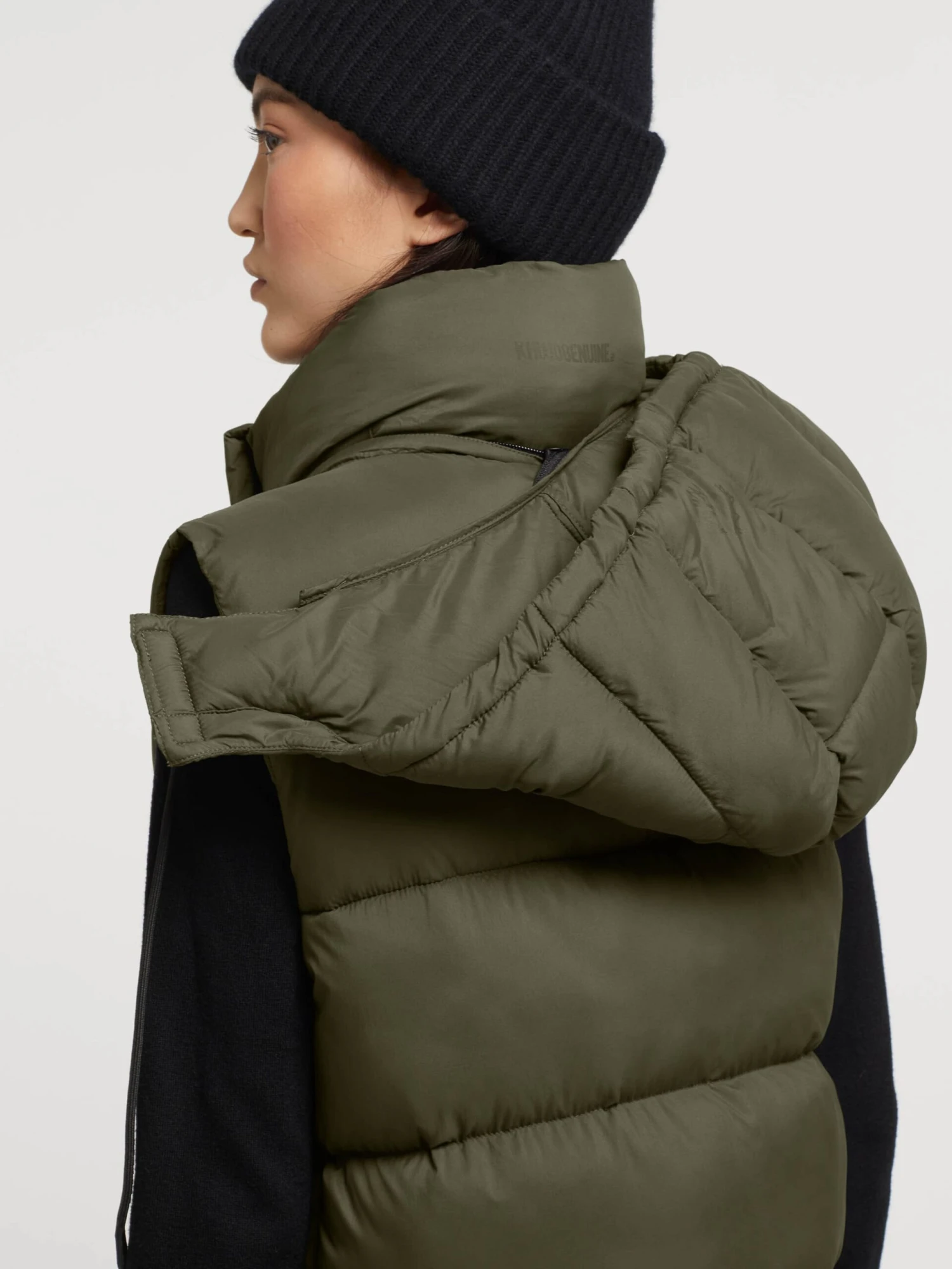 Khujo Bodywarmers Bodywarmer Eden Dames Kaki - Afbeelding 8