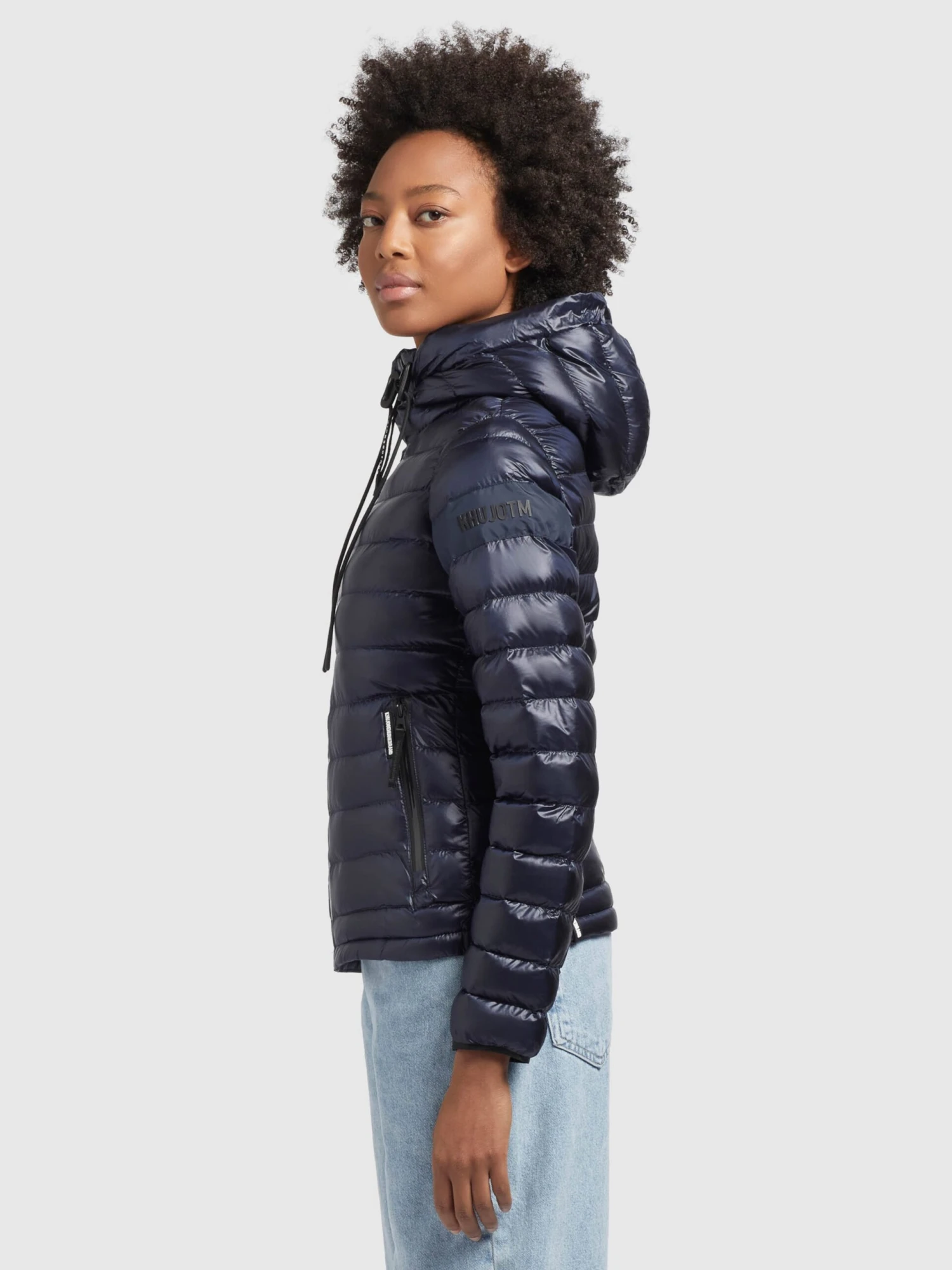 Khujo Tussenjassen Tussenjas Lovina Dames Donkerblauw - Afbeelding 4