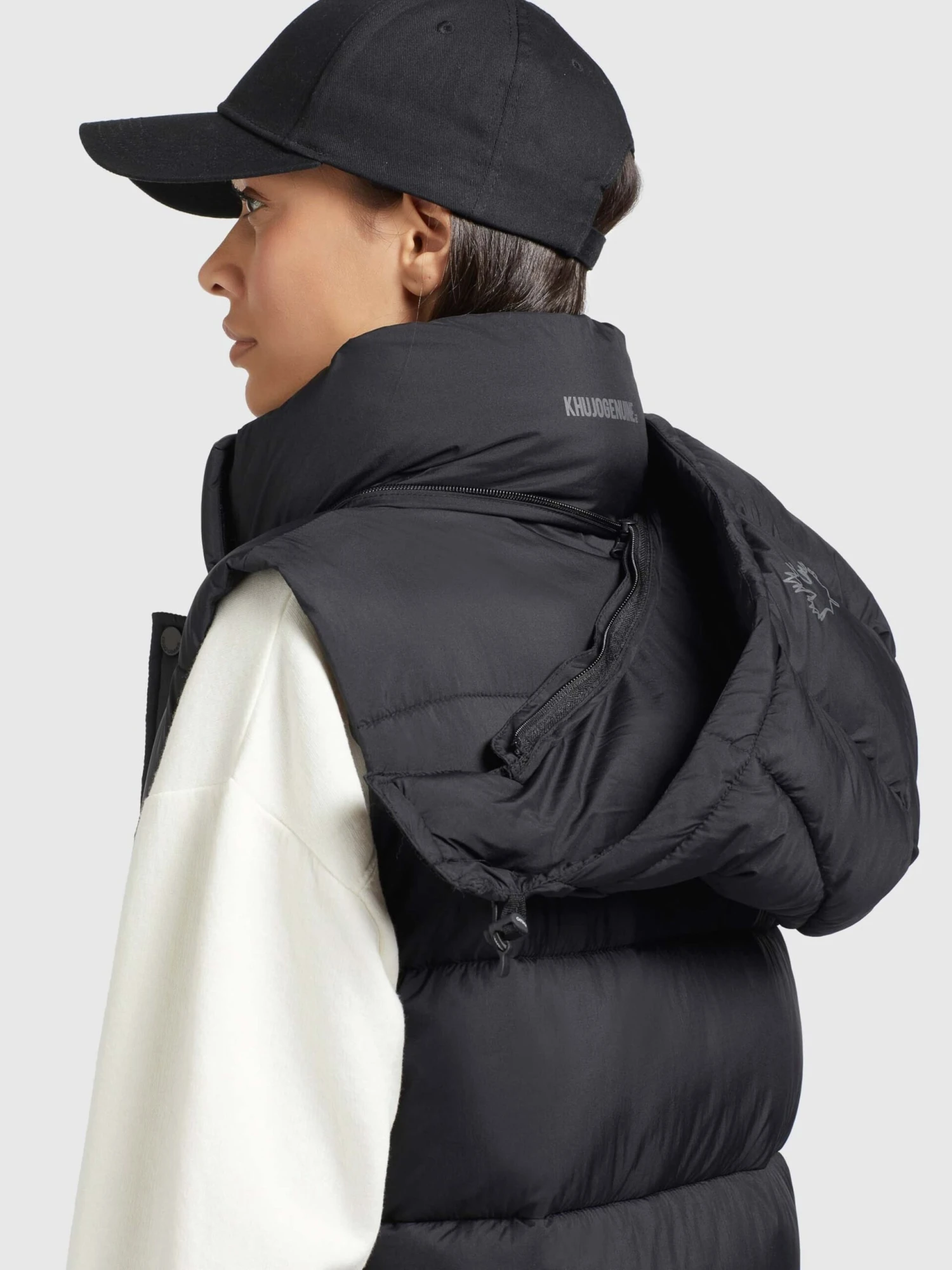 Khujo Bodywarmers Bodywarmer Magneta Dames Zwart - Afbeelding 8