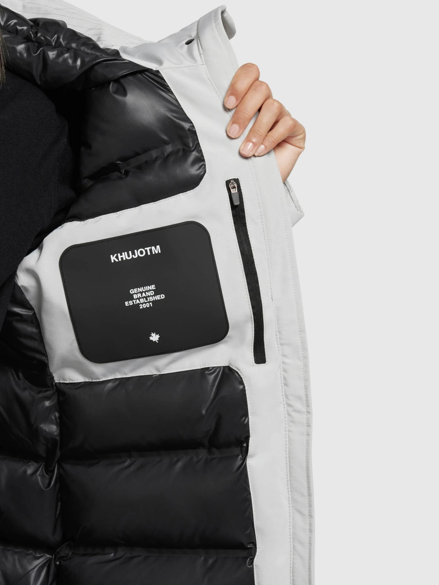 Khujo Winterjassen Winterjas Viona 3 Dames Lichtgrijs - Afbeelding 8