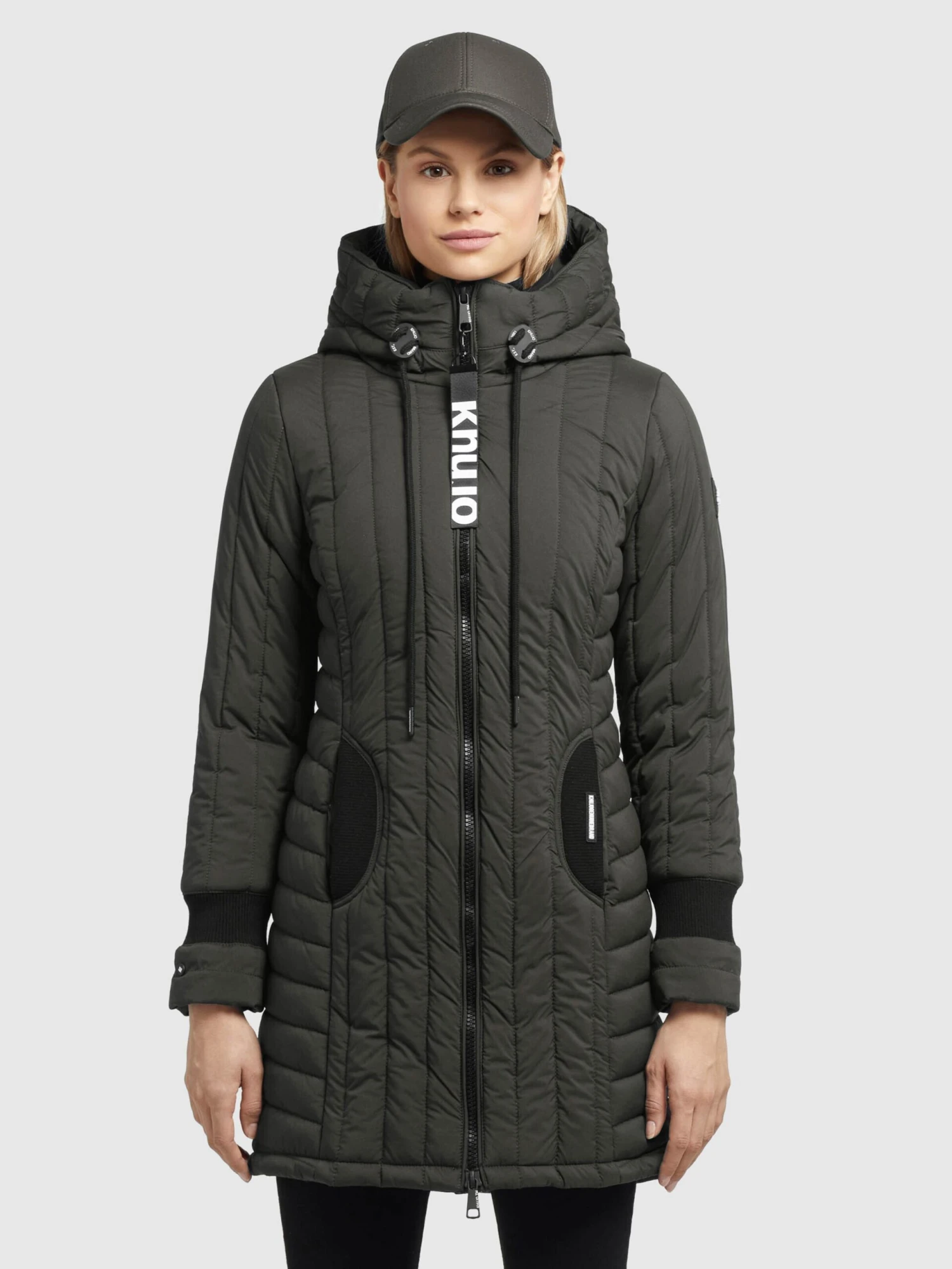 Khujo Winterjassen Winterjas Jerry Dames Olijfgroen - Afbeelding 2