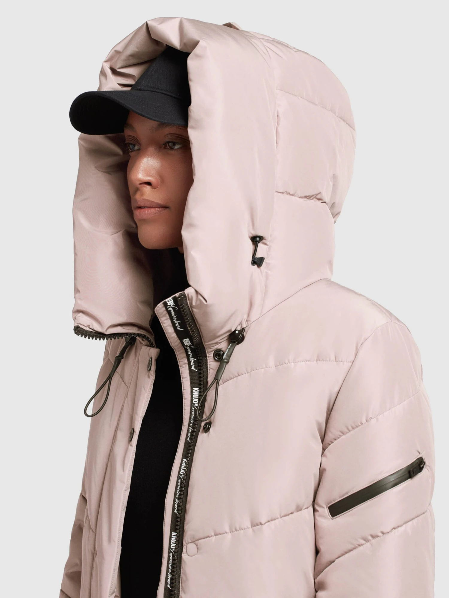 Khujo Winterjassen Winterjas Jordis Dames Lichtroze - Afbeelding 8